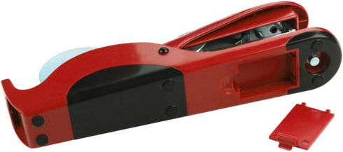 2 in 1 Red Multifunctional Stapler Desktop Tape Dispenser Office Supplies Stapler Tape Holder...