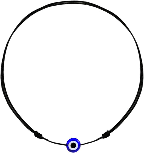 Luck Strings Evil Eye Black Cord Anklet Bracelet for Women Men Teen Girls Boys String Waterproof Adjustable Ankle Bracelets Minimalist Jewelry Uni...