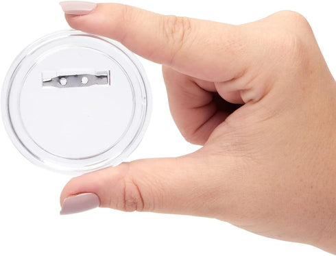 Juvale 36 Pack Make Your Own Blank Button Pins for DIY Crafts (2.25 in)...