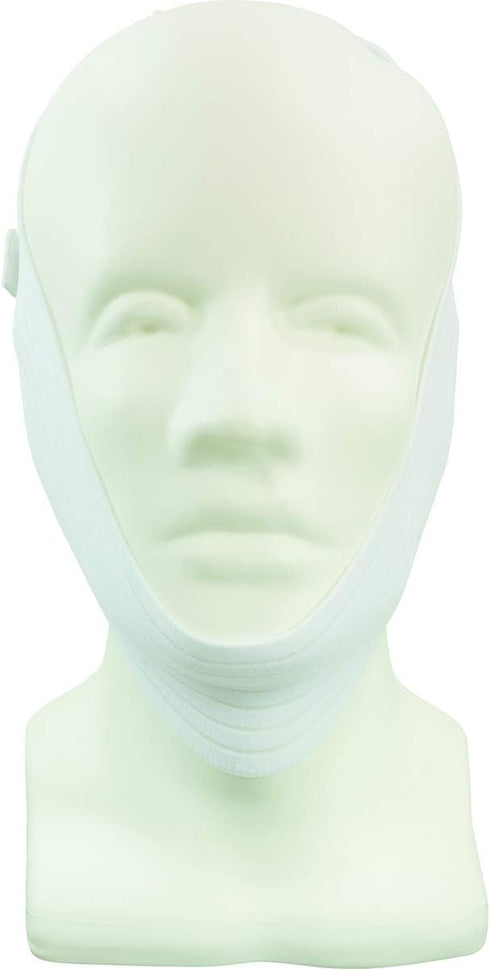 Carex Chin Strap for CPAP Users - Stop Snoring Chin Strap - Anti Snore Chin Strap, White, 1 Count...