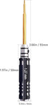 5pcs FriHobby Small RC Hex Screwdriver Set for Axial SCX24 Repair Tool Kits 0.9mm 1.27mm 1.3mm 1.5mm 2.0mm Mini Hex Driver Set Titanium Bit Tips...
