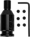 Shift Knob Adapter, Universal Car Shift Knob Adapter for Non Threaded Shifters 12x1.25 (Black)...