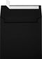 LUXPaper Square Invitation Envelopes | Peel & Press | 6" x 6" | Midnight Black | 80lb. Text | 50 Qty...