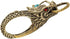 LIFKOME Dragon Head Carabiner Keychains Keyring Antique Brass Dragon Head Bead DIY Accessories for Keychain Gold...