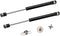 2 Pack Extended 10 inch Gas Prop Force 100N/22LB Gas Struts – Black Gas Springs/Window Lift and Lid Support/Gas Shocks for RV Bed Platform/Floor H...