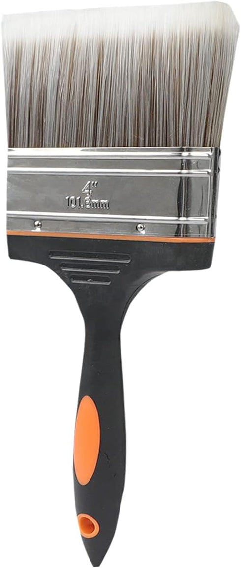 4" Large Paint Brush, Soft Tip Paint Brushes for Walls, Brush for Painting, Quick Decking, Fence, Walls and Furniture Paint Application for Painti...