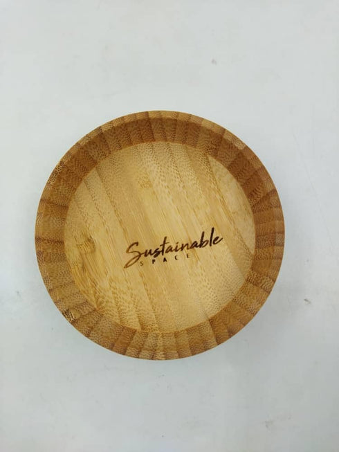 Fruit Bowl For Kitchen Counter (Medium) - Bamboo Fruit Bowl - Dishwasher Safe, Eco-Friendly, Scratch Resistant -Serving Bowl - Handcrafted Salad B...
