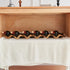 Single Wine Bottle Holder, Personalized Bamboo Wine Bottle Holder Stand Display Table Top Wine Rack Countertop Wine Holders Organizer for Dining T...