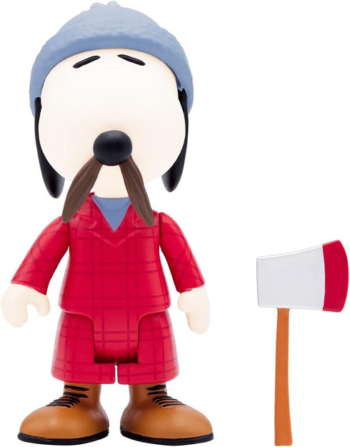 Super7 Peanuts Lumberjack Snoopy - 3.75" Peanuts Action Figures with Accessory Classic Cartoon Collectibles and Retro Toys...