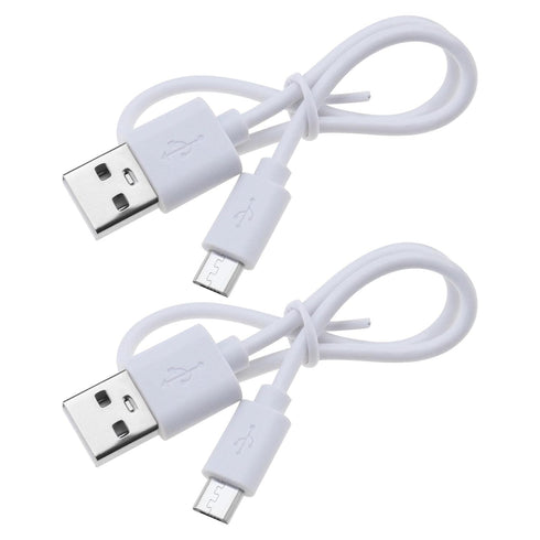 2Pcs USB-A to Micro-USB Charging Cord Replacement Compatible with Sony WH-H900N Compatible with PS WHH900N WHCH700N USB Charger Cable 30cm White.....