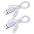 2Pcs USB-A to Micro-USB Charging Cord Replacement Compatible with Sony WH-H900N Compatible with PS WHH900N WHCH700N USB Charger Cable 30cm White.....