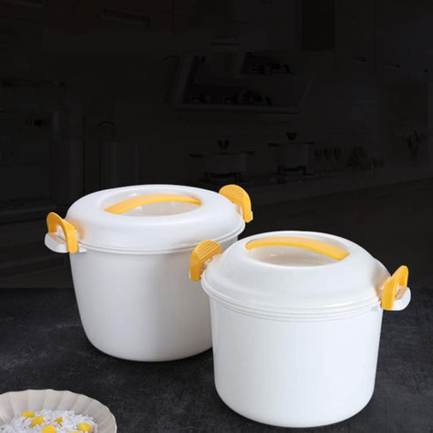 Luxshiny Microwave Pressure Cooker Microwave Rice Cooker Mini Rice Cooker Portable Steamer Pasta Cooker Food Steamer Pot for Cooking Soup Rice Ste...