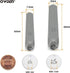 2 Sizes Metal Design Stamps Kit for Jewelry DIY Stamping Making. (Dove)...