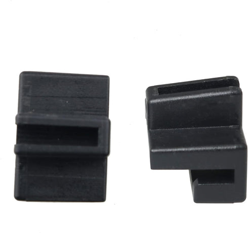 12PCS File Cabinet Rails Hanging File Rail Clips Specialty Storage Black File Folder Plastic Rail Clip Drawer Sides Black File Rails Hanging File ...