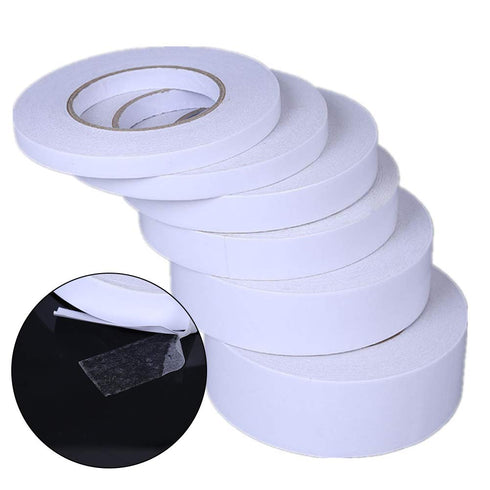 10 Rolls Double Sided Adhesive Tape Heavy Duty Two Sided Tape Double Sticky Adhesive Tape Tear and Tape Adhesive for Arts Crafts Scrapbooking Phot...