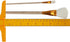 10Pcs Gilding Brush Set Goat Hair Paint Brush Sweep Mop Metallic Foil Flakes Paint Brushes for Art Crafts Supplies...