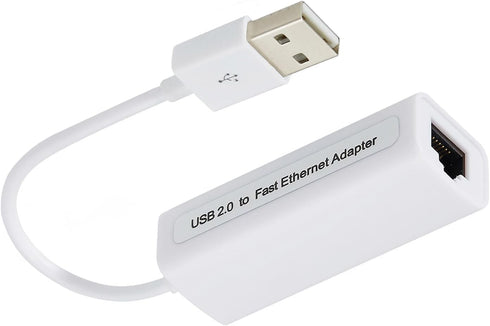 USB Ethernet Network Adapter, Compatible with Laptops and USB 2.0 Devices, for Windows 7 to 11, Vista, All Mac OS X and macOS...