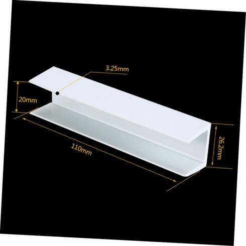 12 Pcs Safety Door Reinforcement Slot Baby Gate Reinforcement Stair Reinforcement Downstair Parts Tools for Kids Fence Reinforcement Groove Child ...