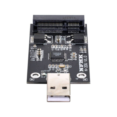 chenyang mSATA SSD to USB Adapter,Mini SATA mSATA SSD to USB 2.0 Hard Disk Drive Enclosure Adapter Only Supports 50mm mSATA SSD...