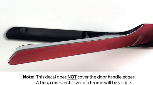 Door Handle Wrap for Tesla Model 3/Y (Red Multi-Coat)...