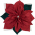 Christmas 3D Flower Accent Pillow Cover Festival Red Floral Throw Pillow Case Decorative Cushion Cover for Sofa Couch Bed Living Room Home Decor 1...