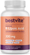 BESTVITE R-Lipoic Acid 200mg Stabilized with Bio-Enhanced Na-RLA (60 Vegetarian Capsules) - No Stearates - No Fillers - Vegan - Gluten Free - Non ...