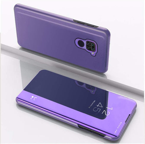 EMAXELER Case for Samsung Galaxy S9 Case, Glitter Plating Mirror Makeup Clear View Shell 360 Full Body Protective Flip Stand Shockproof Phone Case...