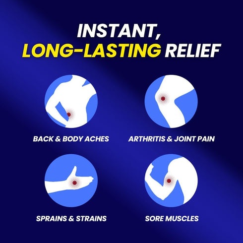 AREX Cool & Hot Pain Relieving Patch, Medium 4 Pack (40 Patches Total)...