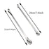 1Set Stainless Steel Micro Sampling Spoons Spatula Combination Reagent Spoons Laboratory Supplies (Pack of 4)...