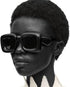 Cute Square Inflated Sunglasses for Women Men Chunky Candy Color Glasses Y2K Hip Hop Punk Shades...