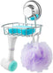SANNO Suction Soap Dish,Soap Holder with Hooks, Soap Dish Saver Tray Bar Soap Sponge Holder for Shower Bathroom, Tub and Kitchen Sink...