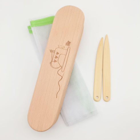 Professional Hardwood Tailors Clapper, Quilters Pressing and Seam Flattening Tool with Ironing Cloth for Creating Crisp Flat Seems Sewing Quilting...