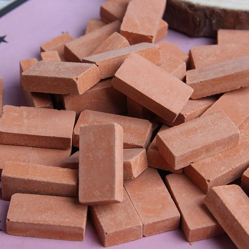 Opexicos 100Pcs 50pcs/Set Mini Cute DIY Miniature Sand Table Landscape Brick Building Simulation Brick...