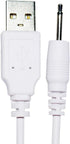 2 Packs USB to DC 2.5mm Adapter Charger Cable Replacement Fast Charging Cord for Replacement Device...
