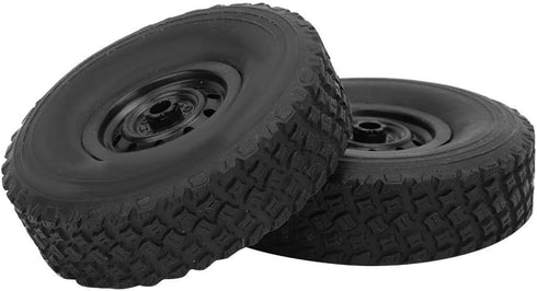 1/16 RC Truck Rubber Tire Black Wheel Tyre Compatible with C-34 1/16 4WD Military Car Parts...