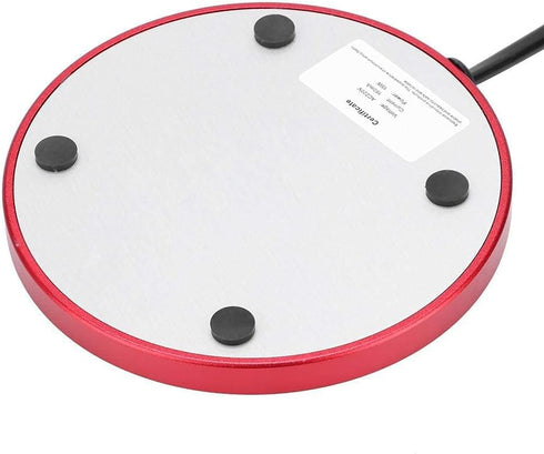 Smart Coffee Warmer, Waterproof Touch Thermostat Heating Coaster Pad for Office Desk Use, Candle Wax Cup Warmer Heating Plate, Warm Pad for Coffee...