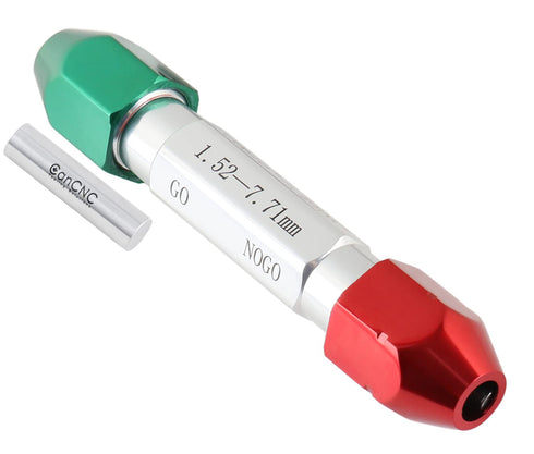 Accusize Industrial Tools 0.061'' - 0.250'' Go/No Go Double End Gage Handle, 3350-0101...