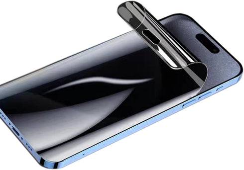 2Pack Privacy Film Hydrogel Screen Protector Compatible with iPhone 15 Pro Max,?Case Friendly??High Sensitivity? Anti-Spy Soft TPU Protective Film...