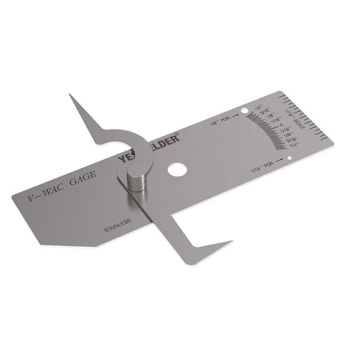 YESWELDER V-WAC Single Weld Gage Inch Inspection Gauge...