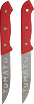 10" Serrated Stainless Steel Blade Tomato Slicing Knife Set - 2 Pack...