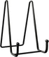 Plate Stands for Display-4 Pack 4 Inch Black Metal- Book Holder & Book Stand for Table, Racks-Trendy & Sturdy Display Stand for Decorative Art Pla...