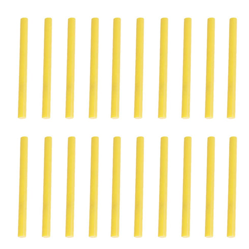 EXCEART 20pcs Hot Glue Sticks Mini Glue Sticks Colored Hot Glue Sticks for Arts Crafts (Yellow)...