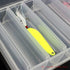 OriGlam Fishing Lure Box Tackle Storage Trays Fishing Tackle Storage, Double Side 14 Compartments, Waterproof Accessory Box Fishing Lure Bait Hook...