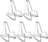 10pcs Transparent Acrylic Stands Mini Coin Display Stand Easel Holder Rack Shelf For Collectable Challenge Medals Card Holder Mini Coin Display St...