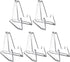 5Pcs Transparent Acrylic Stands Coin Display Stand Easel Holder Rack Shelf For Collectable Challenge Medals Card Holder Coin Display Stand Home Dé...