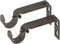 Ivilon Adjustable Brackets for Curtain Rods - for 7/8 or 1 Inch Rods. Set of 2 - Oil Rubbed Bronze...