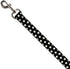 Buckle-Down Dog Leash Daisies Scattered Black White Yellow 6 Feet Long 0.5 Inch Wide...