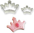 PME Crown Cookie and Cake Cutters, Small and Large Sizes, Set of 2...