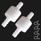 2PCS 1/4" Check Valve Hose Barb One Way Inline Non Return Ozone Resistance for Fuel Oil Water Gas Air Pump with 4PCS Hose Clamps...