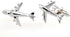 Plane Cufflinks Commercial Jet Pilot Wedding Fancy Gift...